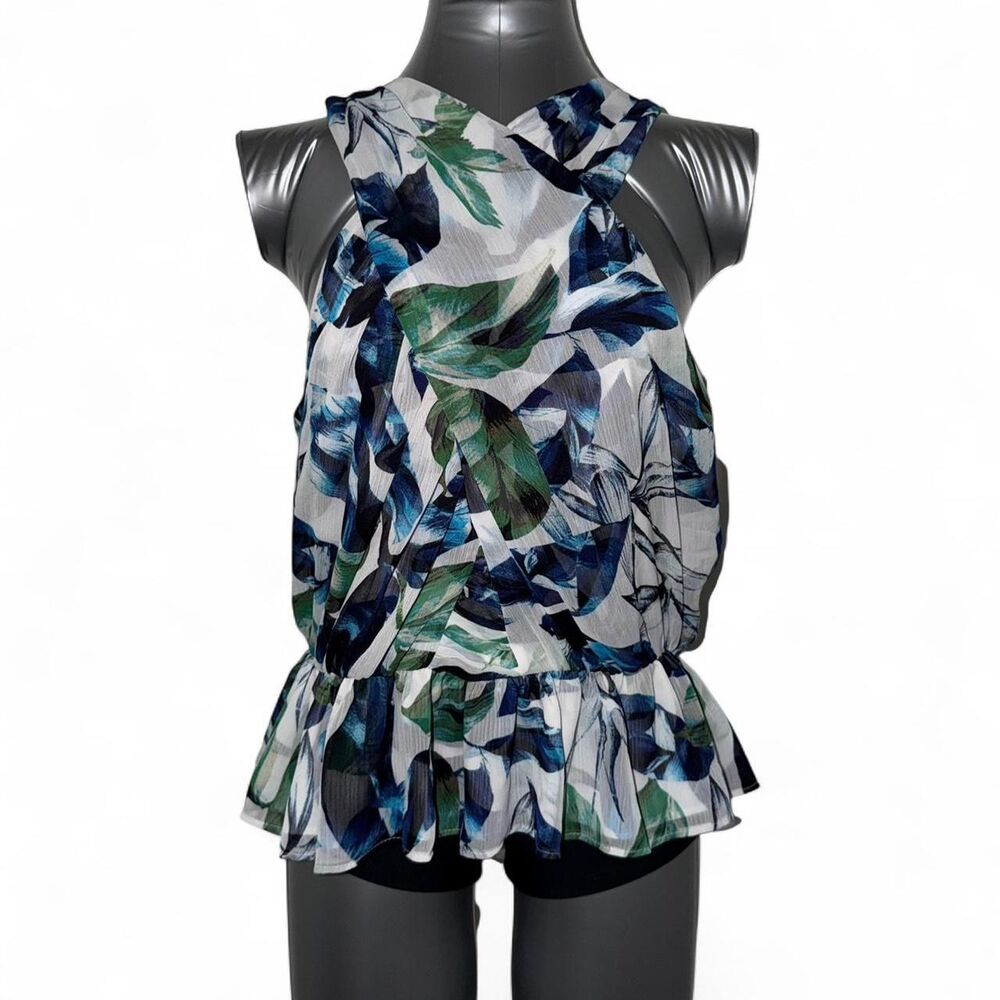 White-house-black-market Women's multi Halter Top